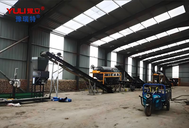 5000 ton powdered organic fertilizer production line